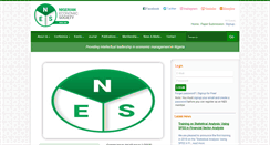 Desktop Screenshot of nigerianeconomicsociety.org